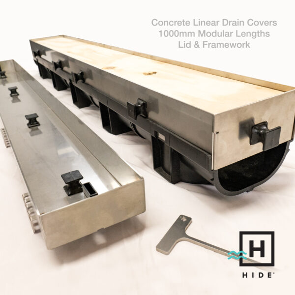 HIDE Linear Drain Cover Kit Concrete - Image 3